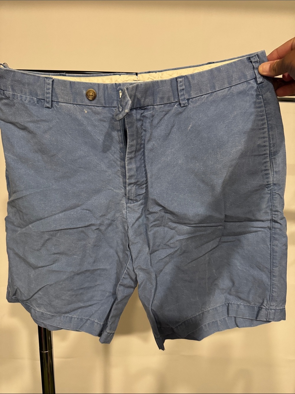 Peter Millar Light Blue Flat Front Shorts